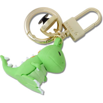 Green Dino Bag Charm