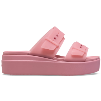 Brooklyn Buckle Frosted Low Wedge
