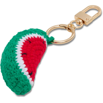 Crochet Watermelon Bag Charm