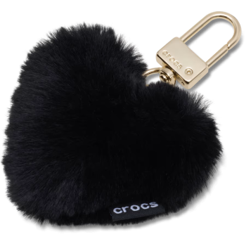 Plush Heart Bag Charm Mlt