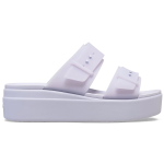 Brooklyn Buckle Frosted Low Wedge
